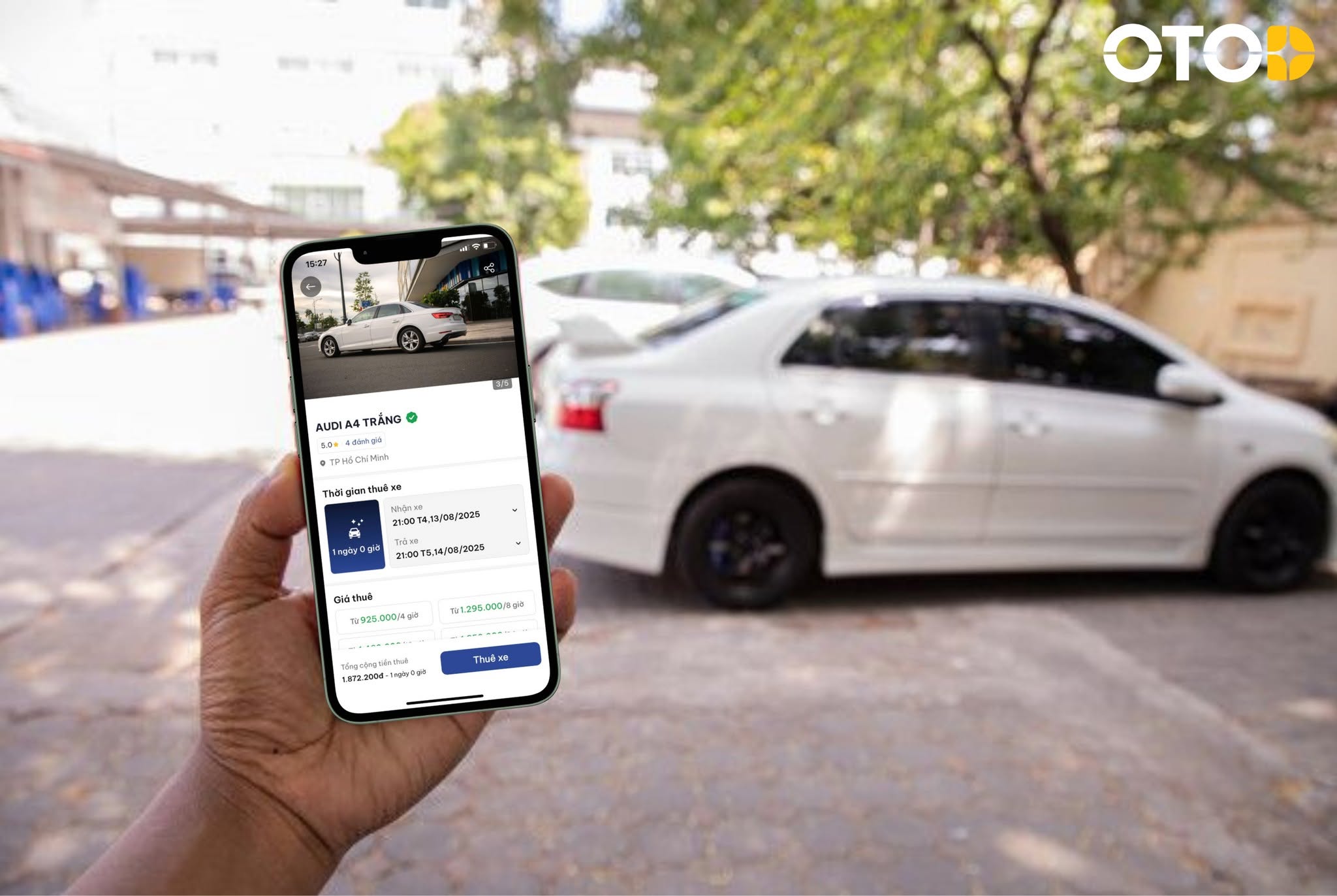 Mọi chi phí đều hiển thị minh bạch trên app OTOD